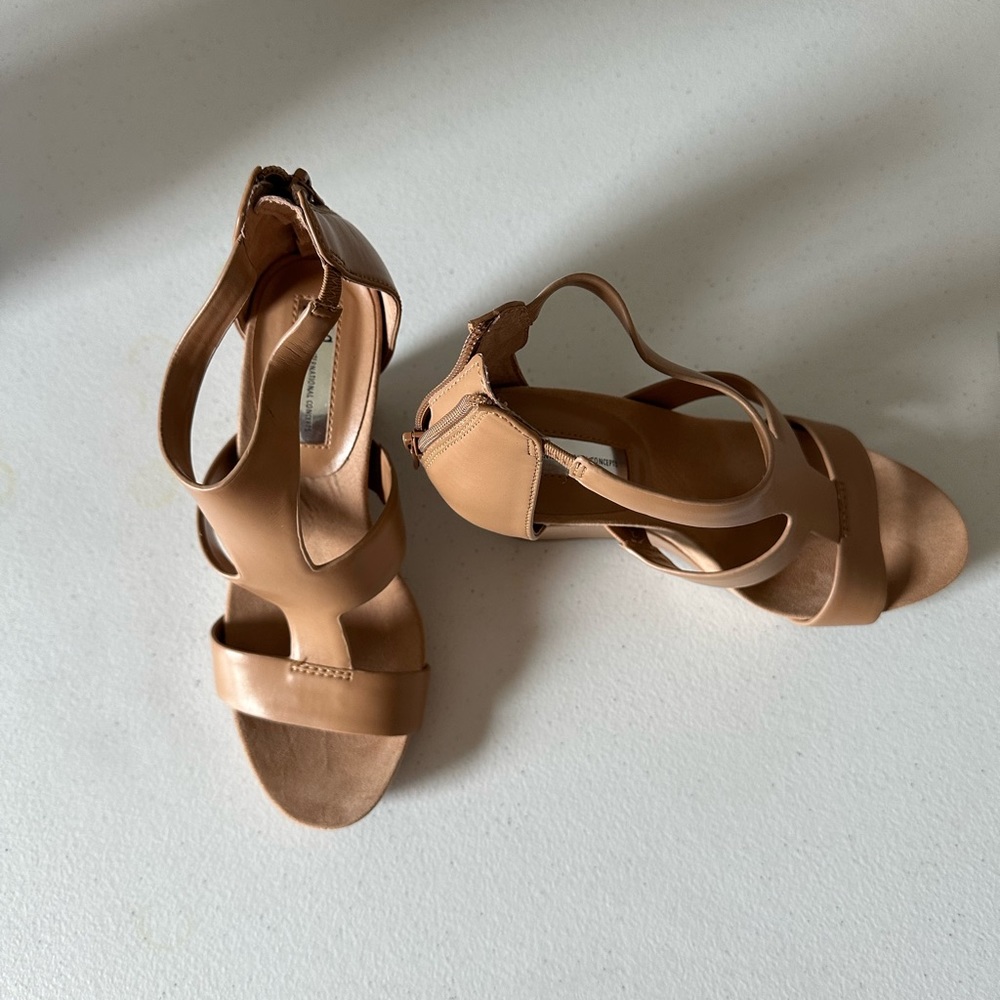 Wedge heels.